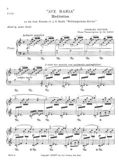 Ave Maria (Meditation) von Johann Sebastian Bach 