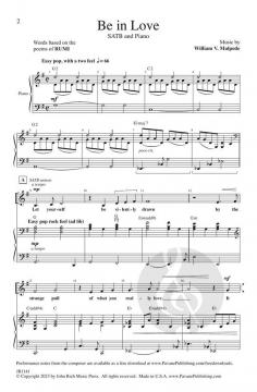 Be in Love von William V. Malpede (Download) 