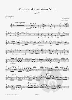 Miniatur-Concertino Nr. 1 D-Dur - op. 94 
