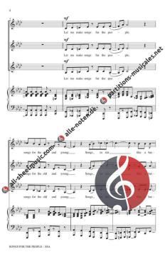 Songs For The People (SSA) von Rollo Dilworth (Download) 