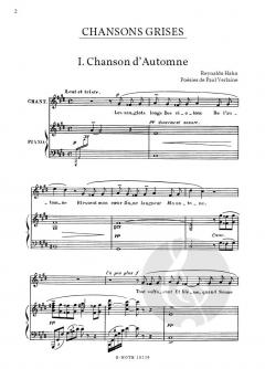 Chansons Grises 