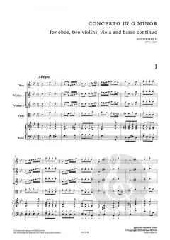 Concerto in G minor von Antonio Lotti 