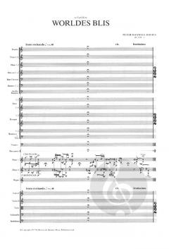 Worldes Blis von Peter Maxwell Davies 
