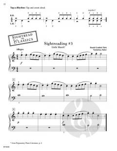 Preparatory Piano Sightreading von Nancy Faber 