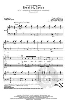 Break My Stride von Matthew Wilder (Download) 