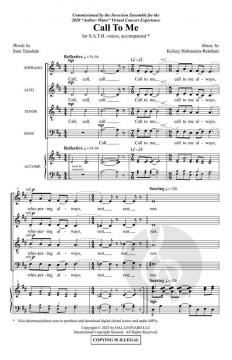 Call to Me von Kelsey Hohnstein-Reinhart (Download) 