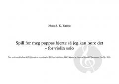 Spill for meg pappas hjerte så jeg kan høre det 