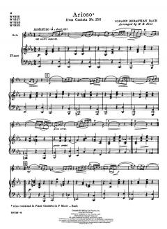Arioso aus der Kantate BWV 156 von Johann Sebastian Bach 