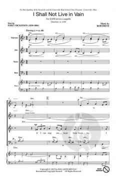 I Shall Not Live in Vain von Robert Dietz (Download) 