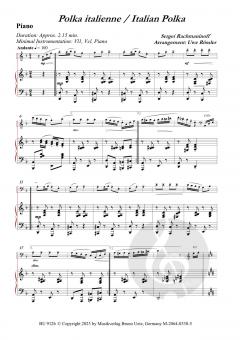 Polka italienne von Sergei Rachmaninoff 