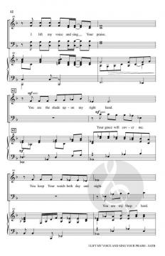 I Lift My Voice and Sing Your Praise von Joseph M. Martin (Download) 