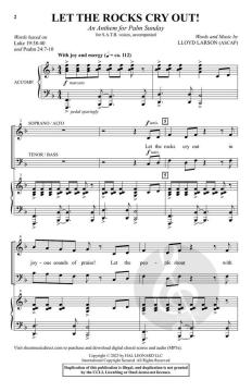 Let the Rocks Cry Out! von Lloyd Larson (Download) 