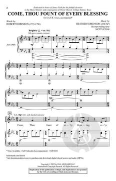 Come, Thou Fount Of Every Blessing von Heather Sorenson (Download) 