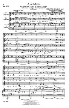 Ave Maria, Op. 12 (Johannes Brahms) 
