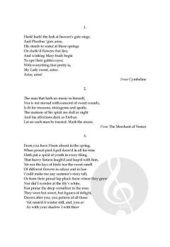 Three Shakespeare Songs (Download) 