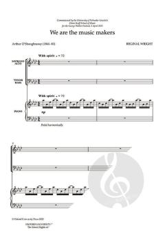 We are the music makers von Reginal Wright (Download) 