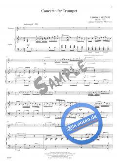 Concerto for Trumpet von Leopold Mozart im Alle Noten Shop kaufen