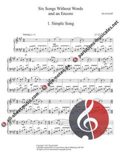 6 Lieder ohne Worte und eine Zugabe 