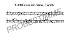 Zweisam durchs Jahr - 2. Stimme in Es (hoch) 
