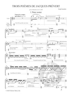3 poèmes de Jacques Prévert von Kaija Saariaho 