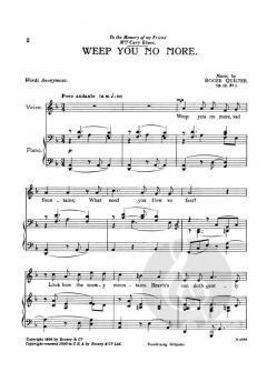 7 Elizabethan Lyrics op. 12 von Roger Quilter 
