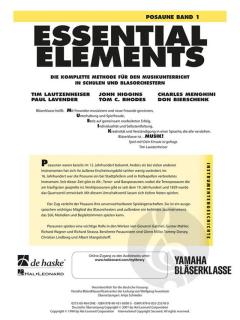 Essential Elements 1 für Posaune (BC) , Schule für Bläserklasse
