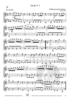 12 kleine Duette von Wolfgang Amadeus Mozart 
