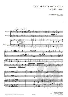 6 Triosonaten Vol. 2 op. 2/2 von Frederich Ernest Fisher 