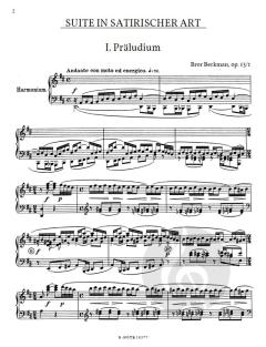 Suite in satirischer Art von Bror Beckman 