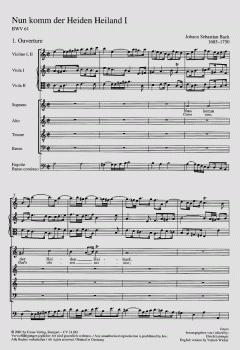 Nun komm, der Heiden Heiland (I) (J.S. Bach) 