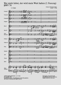 Wer mich liebet, der wird mein Wort halten (II) (J.S. Bach) 