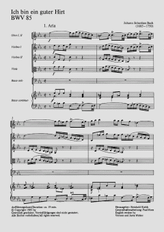Ich bin ein guter Hirt von Johann Sebastian Bach (Download) 