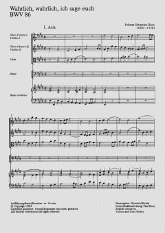 Wahrlich, wahrlich, ich sage euch (J.S. Bach) 
