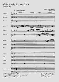 Gelobet seist du, Jesu Christ von Johann Sebastian Bach (Download) 