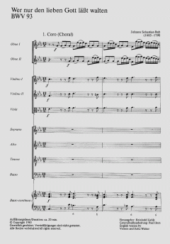 Wer nur den lieben Gott lässt walten (J.S. Bach) 