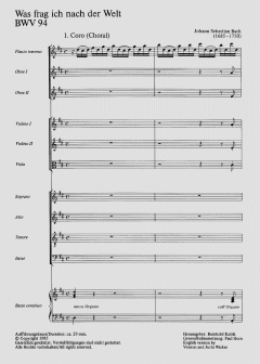 Was frag ich nach der Welt (J.S. Bach) 