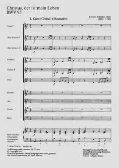 Christus, der ist mein Leben von Johann Sebastian Bach (Download) 