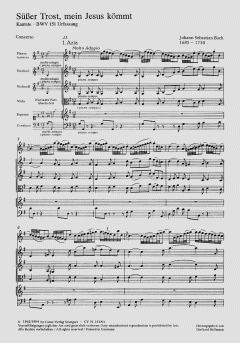 Süsser Trost, mein Jesus kömmt (J.S. Bach) 