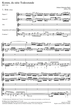 Komm, du süße Todesstunde (J.S. Bach) 