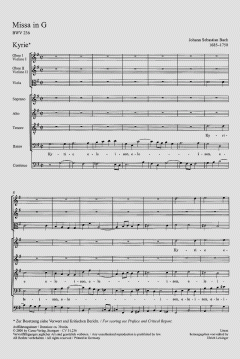 Missa in G-Dur BWV 236 (J.S. Bach) 