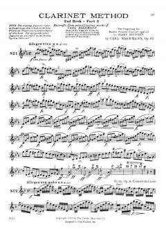 Method For Clarinet 5 von Carl Baermann 