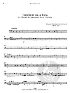 Variations on La Folia op. 6 No. 6 (Download) 