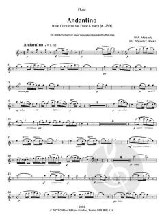 Andantino von Wolfgang Amadeus Mozart (Download) 