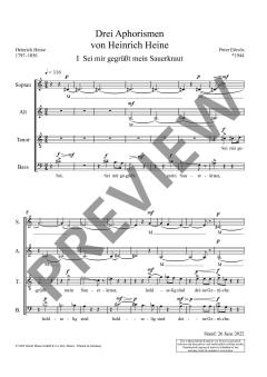 3 Aphorismen von Heinrich Heine  