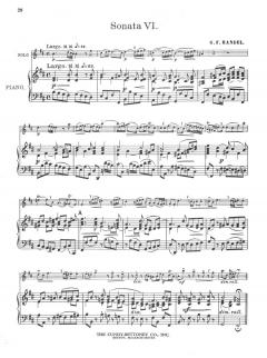 Sonata #6 von Georg Friedrich Händel 