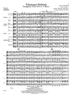 Telemann Sinfonia von Georg Philipp Telemann 