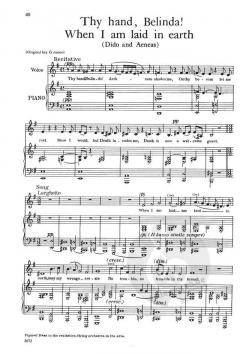 40 Lieder für tiefe Stimme und Klavier von Henry Purcell 