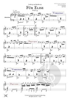 Für Elise von Ludwig van Beethoven 