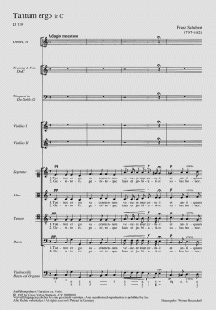 Tantum ergo in C-Dur D739 von Franz Schubert (Download) 