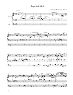 Kleinere Orgelwerke ohne Opuszahl in Auswahl von Josef Gabriel Rheinberger (Download) 